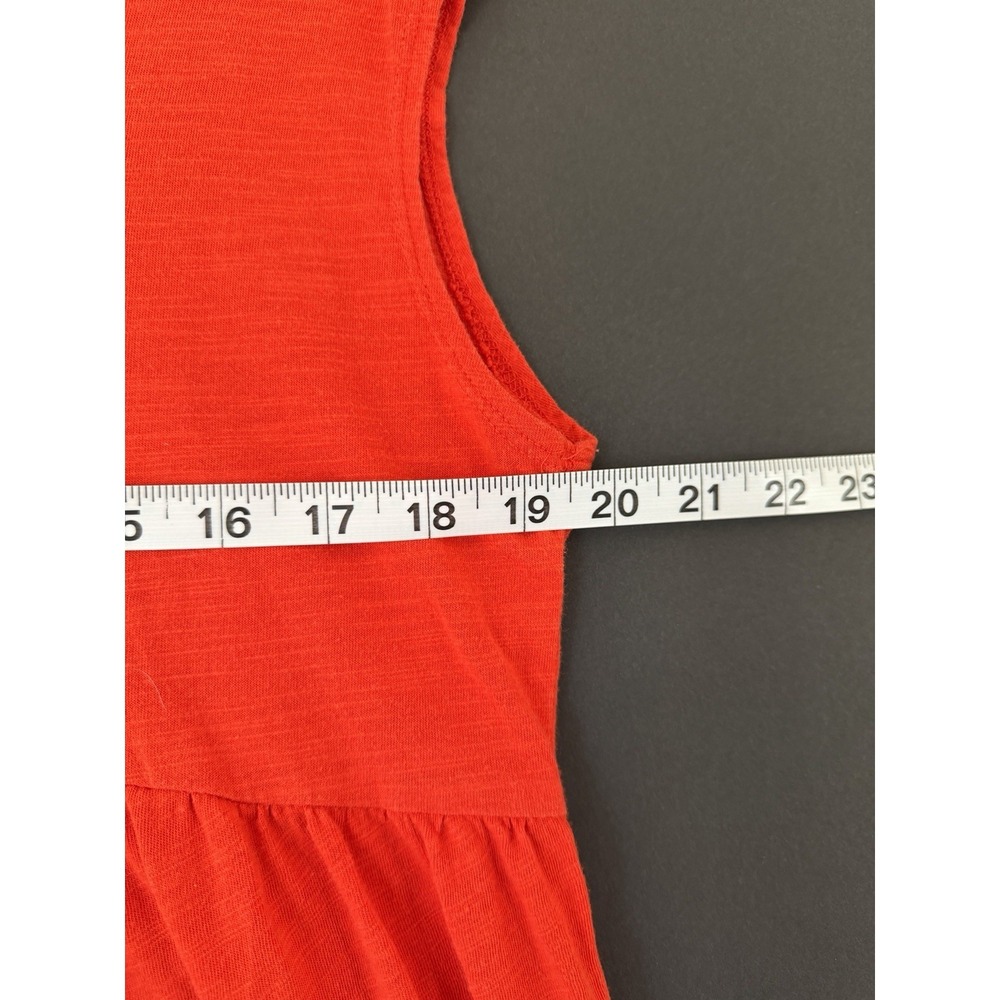 Social Standard by Sanctuary Large Coral Tiered Dress V Neck Casual Sleeveless - Picture 5 of 11